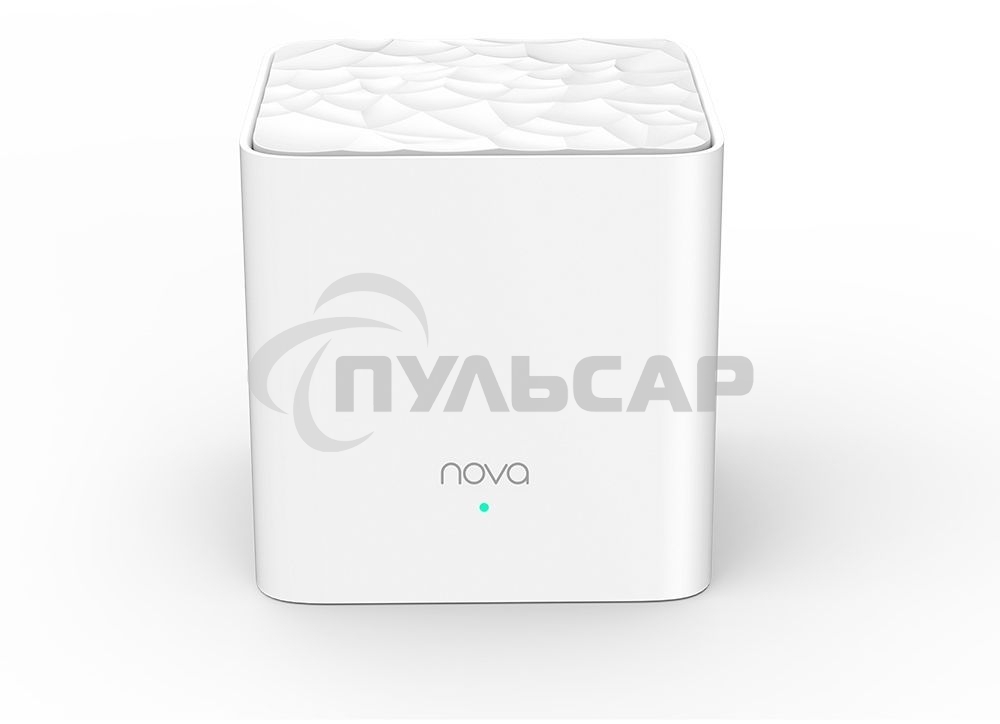 МаршрутизаторTenda nova MW3 (2 роутера) АС1200 Двухдиапазонная Wi-Fi Mesh система, 2 порта fast ethernet RJ45