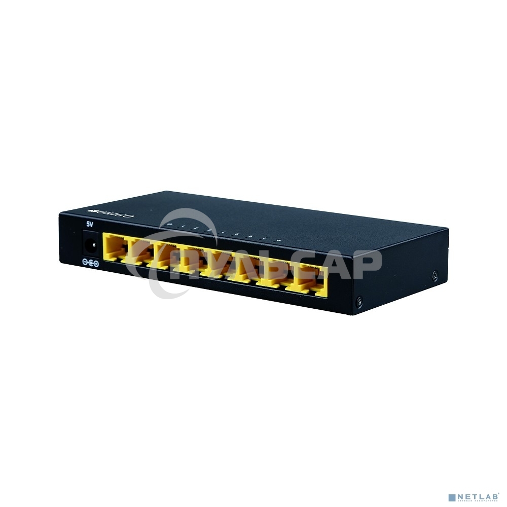 Коммутатор неуправляемый ORIGO Unmanaged Switch, 8x1000Base-T, metal case
