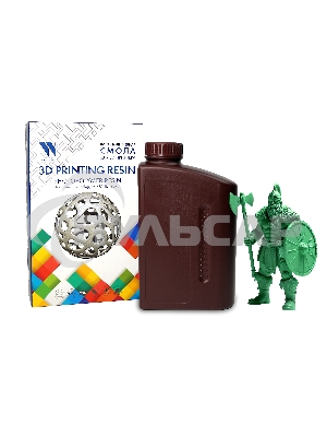 Фотополимерная смола NVPRINT Standard Resin Green для 3D печати; 1 кг/бут