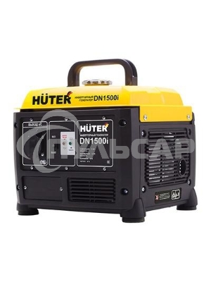 Электрогенератор бензиновый инверторный Huter DN1500i, 1.2 кВт, 73 дБ, 12.8 кг