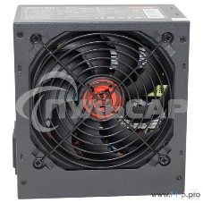 Блок питания Ginzzu CB700 12CM черный,24+4p,2 PCI-E(6+2), 6*SATA, 3*IDE,оплетка MB, кабель питания