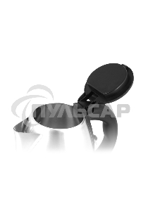 Чайник электрический Centek CT-0035 матовый, металл, 1,5 л, 2000 W, хромированная вставка на крышке