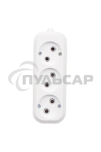 Колодка Rexant 3 гнезда без заземления