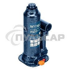 Домкрат гидравлический бутылочный, 2 т, h подъема 178–338 мм, в пласт. кейсе Stels