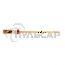 Кисть круглая № 2 (20 мм), натуральная щетина, деревянная ручка MTX 82072