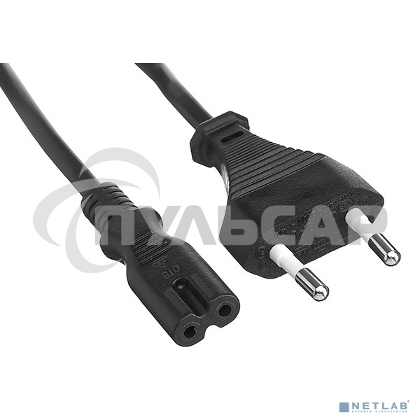 Кабель питания ExeGate ES281004RUS ноутбуков, аудио/видео ExeGate Special PCN-0,5S (CEE7/16->С7) 2*0.5, CCA, 0.5м