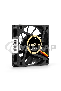 Вентилятор для корпуса ExeGate EX06010B3P черный, 60 мм, 2000 об/мин, 16 дБ, 3 pin