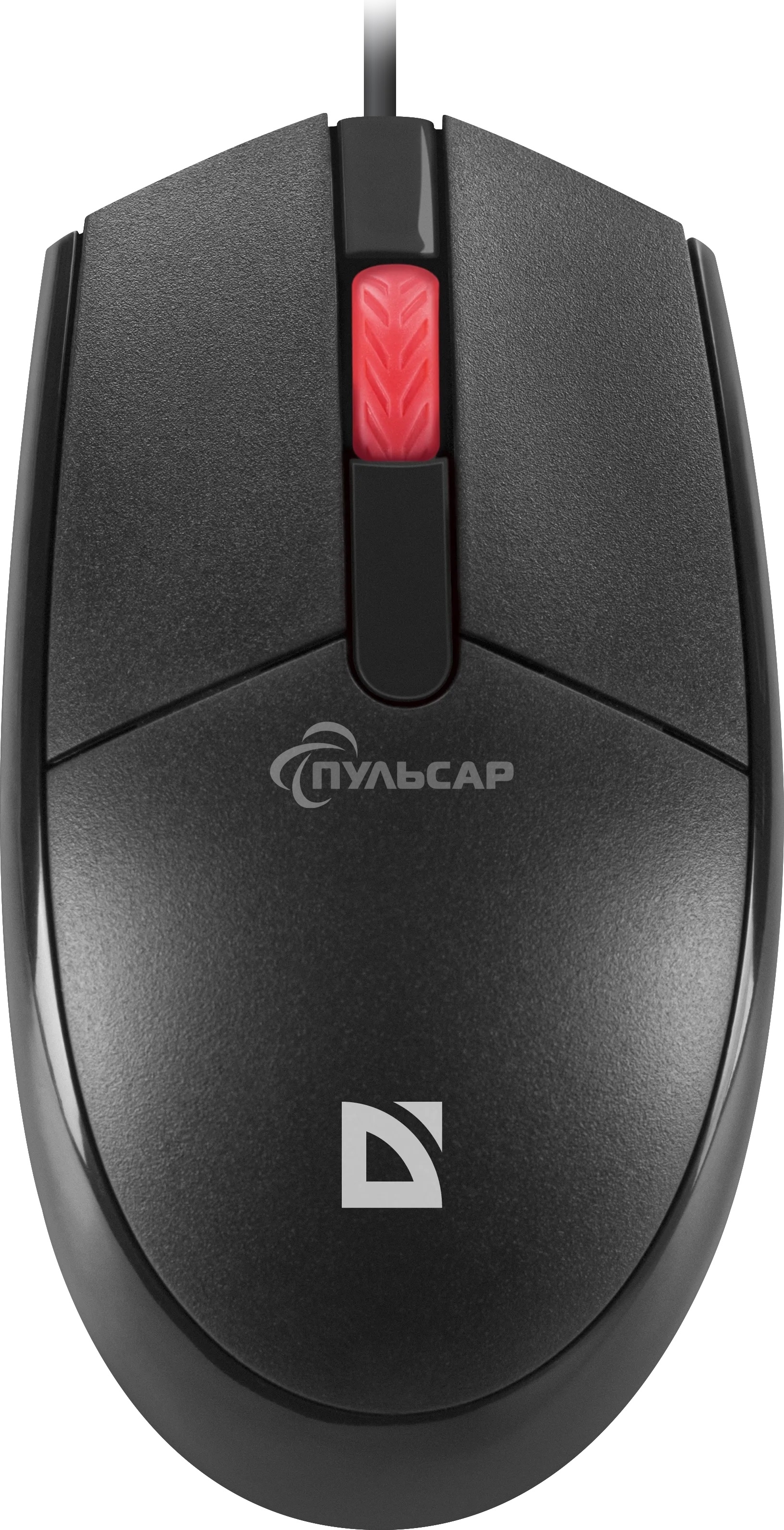 Мышь проводная Defender Delta MM-523 черный, 1000 dpi, USB, кнопки - 3