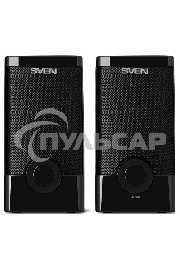 Колонки Sven 318 черный USB-порт ПК, ноутбука или адаптер 5V DC