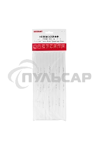 Клеевые стержни Rexant, Ø11 мм, 270 мм, прозрачные, 10 шт., хедер