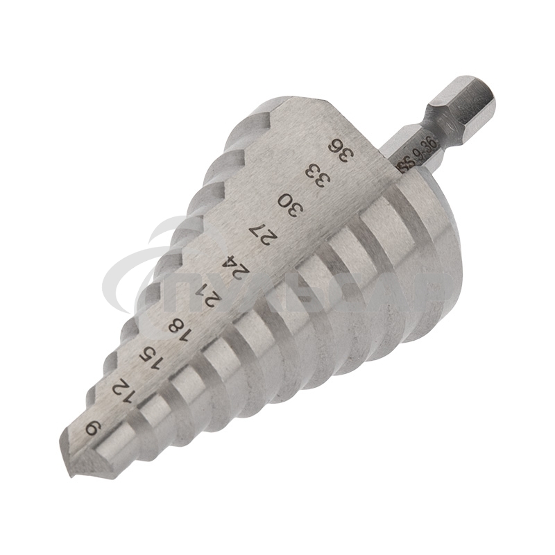 Сверло по металлу ступенчатое 9,0-36,0 мм Kranz