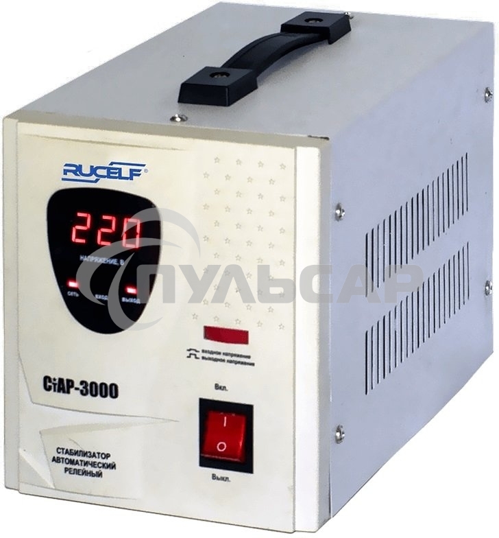 Стабилизатор напряжения Rucelf СтАР-500 0.5кВА однофазный белый