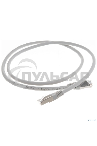 Пaтч-корд Rexant F/UTP, кат.6, RJ45-RJ45, экранированный, PVC серый, 1м