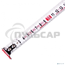 Рулетка Magnetisch, 5м х 19мм, обрезин. корпус,автоматич. фиксация, нейлон. покр.,магн.зацеп Gross