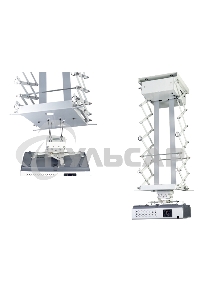 Моторизованный потолочный лифт для проектора 100см, цв. белый