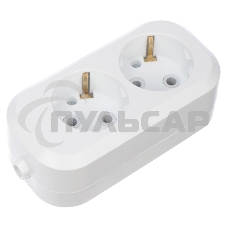 Колодка 2 гнезда с заземлением Rexant