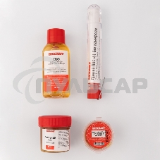 Набор К4 для пайки Rexant универсальный (припой, канифоль, паяльный жир, флюс СКФ)