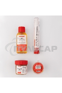 Набор К4 для пайки Rexant универсальный (припой, канифоль, паяльный жир, флюс СКФ)