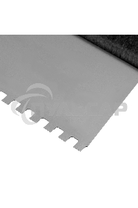 Шпатель из нержавеющей стали Сибртех 150 мм, зуб 4х4 мм, пластмассовая ручка 85455