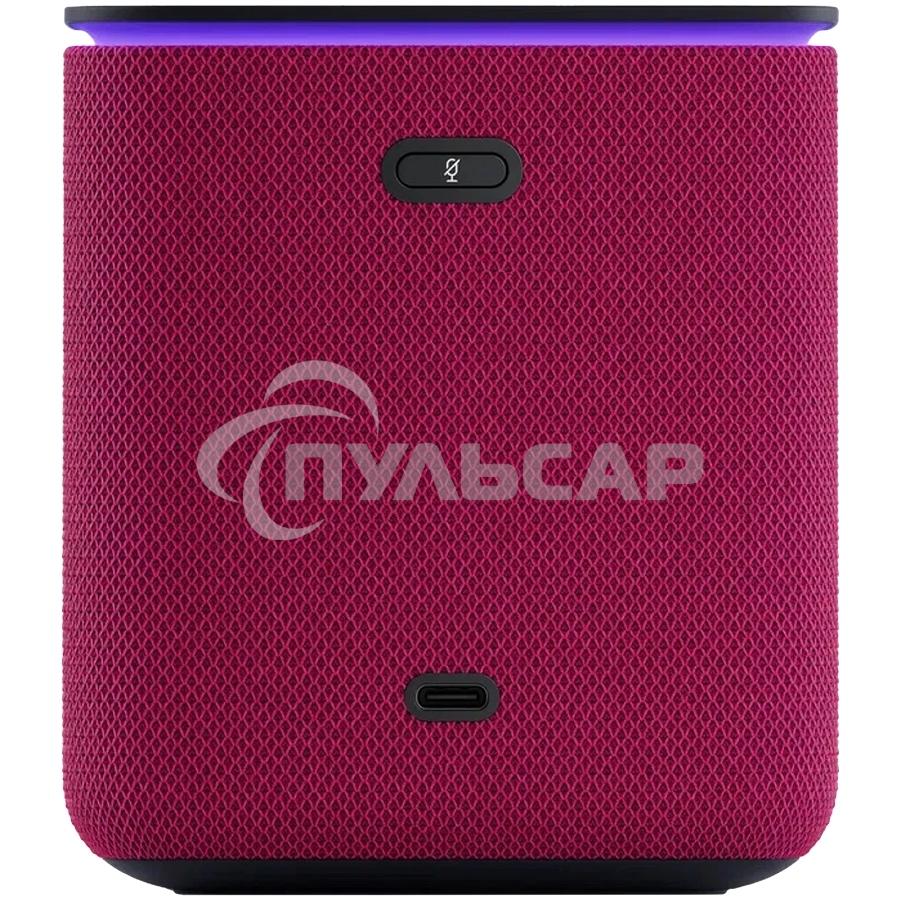 Умная колонка Яндекс Станция Миди, ZigBee, 24Вт, с голосовым ассистентом Алиса на YaGPT, малиновый