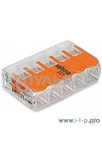 Клемма компактная Wago 221-415 5х(0,2-4,0 кв.мм)