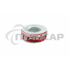 Кабель коаксиальный Rexant SAT 703B, 75 Ом, Cu/Al/Cu, 75%, бухта 20 м, белый