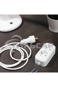 Колодка 2 гнезда с заземлением Rexant