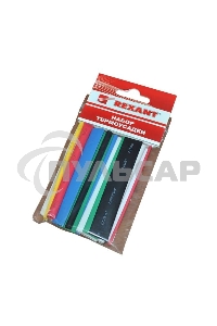 Термоусаживаемые трубки AUTO PLUS 2:1 (Набор 19 шт.) Rexant