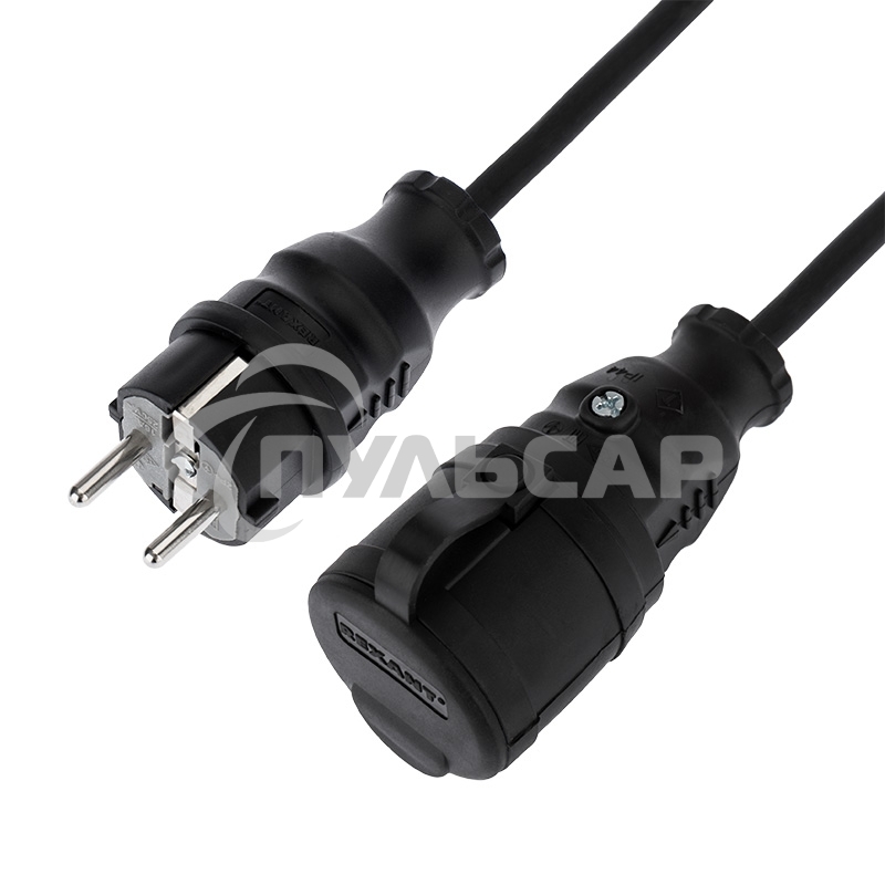 Удлинитель-шнур на рамке Rexant КГ 3х1.5, 20 м, морозостойкий, с/з, 16 А, 3500 Вт, IP44 (Сделано в России)