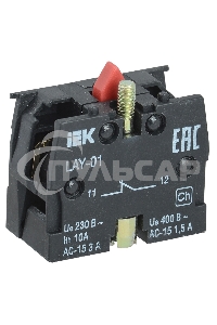 Блок контактный 1р для LAY5 ИЭК BDK11