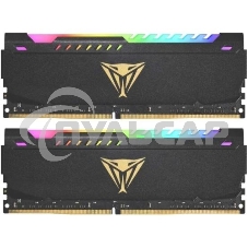 Оперативная память Patriot Viper Steel, DDR4, 32Gb (2x16Gb), 3600MHz, CL20, DIMM, с радиатором, RGB, черный