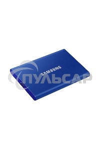 Внешний SSD Samsung T7, 2TB, USB 3.2 Gen 2 Type-C, R/W 1050/1000, синий