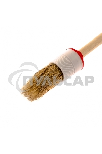 Кисть круглая № 4 (25 мм), натуральная щетина, деревянная ручка MTX 82074