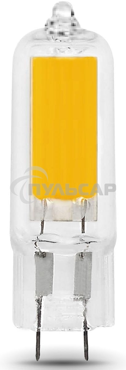 Лампа cветодиодная Gauss LED G4 AC220-240V 4.5W 3000K Glass 1/10/200