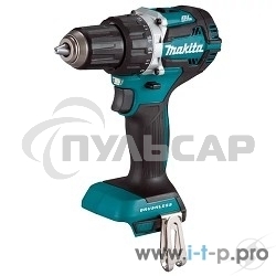 Дрель ак б\щет Makita DDF484Z,18В,Li-ion,БЗП-13мм,0-500\0-2000об\м,54\30Нм,1.5кг,кор,б\акк и з\у,XPT