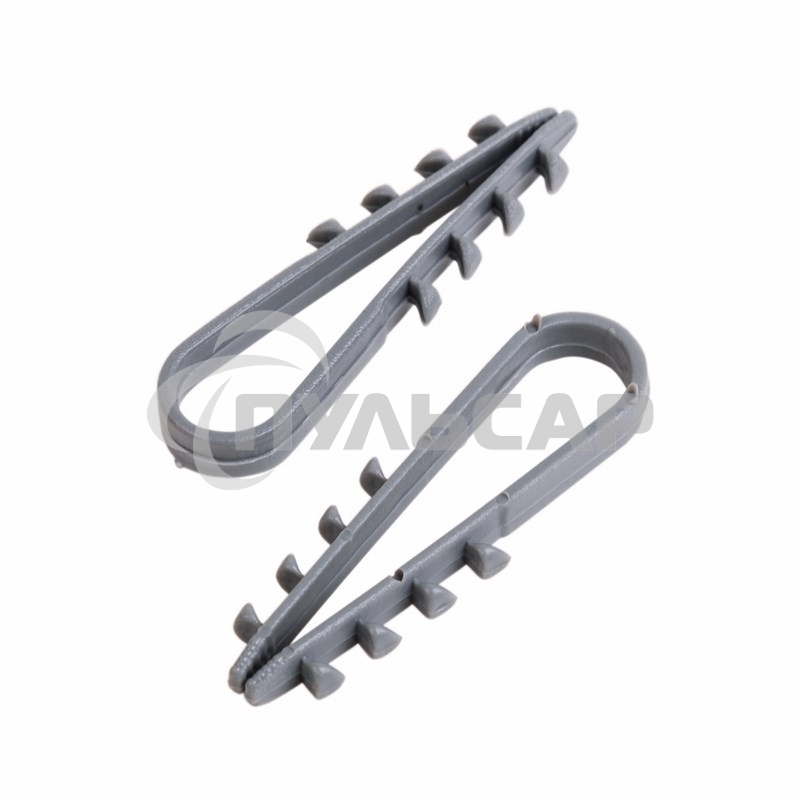 Дюбель-хомут нейлоновый PROconnect 5-10 мм, серый, упаковка 100 шт.