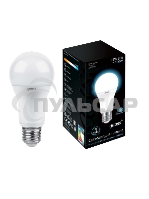 Лампа светодиодная Gauss LD102502212LED A60 globe 12W E27 4100K