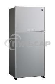 Холодильник Sharp SJ-XG55PMSL серебристый двухкамерный 394/162 л морозилка сверху