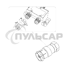 Переходник PROCONNECT (05-4362-4) ПЕРЕХОД штекер F - гнездо TV