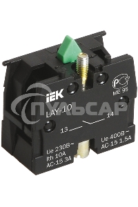 Блок контактный 1р для LAY5 ИЭК BDK11