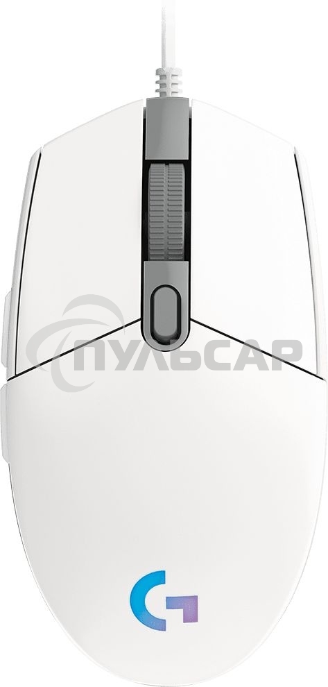 Мышь проводная Logitech G102 LIGHTSYNC белый, 8000 dpi, USB, кнопки - 6