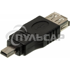Переходник USB2.0 Ningbo mini USB (m)/USB A (f)