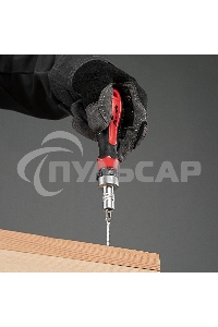 Отвертка реверсивная Matrix с набором бит и насадок торцевых, CrV,1/4