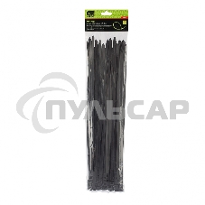 Хомуты, 400 х 8 мм, пластиковые, черные, 50 шт. Сибртех