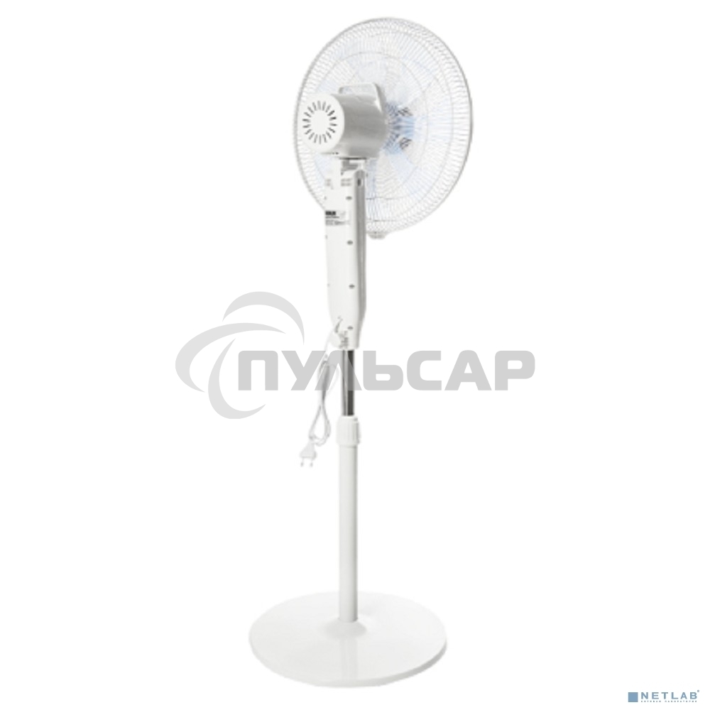 Вентилятор напольный DUX 7 лопастей, д/у управление, 50Вт белый 60-0221