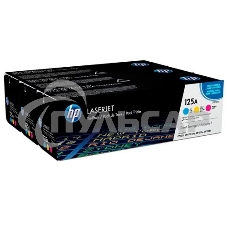 Картридж лазерный комплект HP CF373AM голубой/пурпурный/желтый для CLJ CP1215/1515 3 х 1400стр.