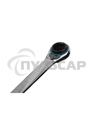 Набор ключей накидных GROSS 14893с трещоткой, 8 - 19 мм, 2 шт., многоразмерные, реверсивные, CrV