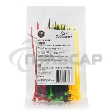 Стяжки NYT-100x2.5С пластиковые 100 мм х 2,5 мм (набор 4 цвета по 25 шт)