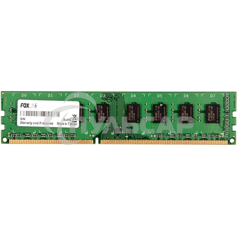 Оперативная память Foxline FL2666D4U19-8G, DDR4, 8Gb (1x8 Gb), 2666 MHz, CL19