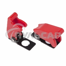 Защитная крышка для тумблеров типа KN и ASW красная Rexant